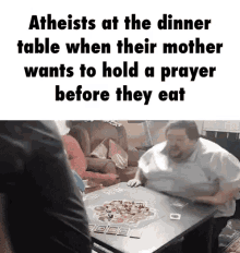 Atheist Eat GIF - Atheist Eat Dinner GIFs