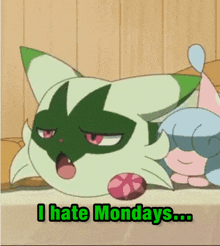 Floragato Pokemon Horizons GIF - Floragato Pokemon Horizons I Hate Mondays GIFs