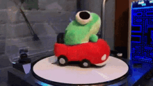 Frog Plush GIF - Frog Plush Frog In Car GIFs
