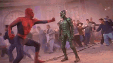 Spider Man Green Goblin GIF - Spider Man Green Goblin Green GIFs