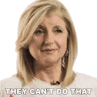 They Cant Do That Ariana Huffington Sticker - They Cant Do That Ariana Huffington Big Think Stickers