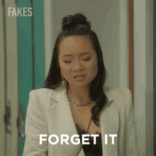 Forget It Rebecca Li GIF - Forget It Rebecca Li Fakes GIFs