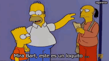 Homero Y Un Hippie GIF - Loquito Los Simpson Mira Bart GIFs
