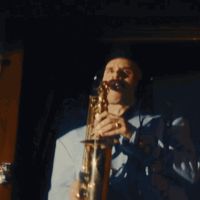 Playing Saxophone X Ambassadors GIF - Playing Saxophone X Ambassadors  Torture Song - Discover & Share GIFs