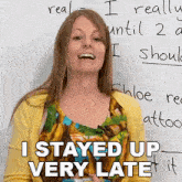 I Stayed Up Very Late Emma GIF