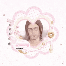 a picture of a man in a heart with the name junny killian