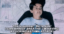 Eddie Asthma Attack GIF - Eddie Asthma Attack It Movie GIFs
