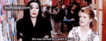She Was Burned As A Witch In 1706..Gif GIF - She Was Burned As A Witch In 1706. Anjelica Huston Performer GIFs