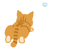 Ginger Cat Clipart Sticker