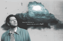 supernatural behind the clouds stars life quote