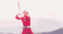 Power Rangers Red Ranger GIF - Power Rangers Red Ranger Baseball GIFs