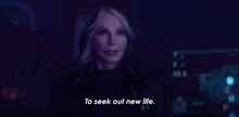 To Seek Out New Life Doctor Beverly Crusher GIF - To Seek Out New Life Doctor Beverly Crusher Star Trek Picard GIFs