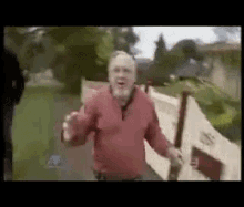 Geoffrey Leonard Running GIF - Geoffrey Leonard Running Dog On A Leash GIFs