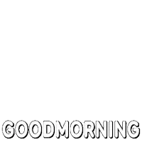 a penguin is sitting in a cup of coffee with the words good morning written on the bottom