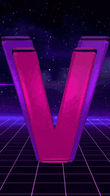 a purple v with the number 2 on it in front of a starmaker logo