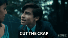 Cut The Crap Aidan Gallagher GIF - Cut The Crap Aidan Gallagher Number Five GIFs