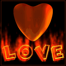 Love Heart GIF - Love Heart Fire GIFs