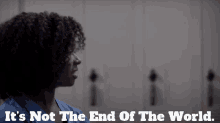 Greys Anatomy Simone Griffin GIF - Greys Anatomy Simone Griffin Its Not The End Of The World GIFs