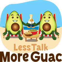 lets talk more guac avocado adventures joypixels less talk more action just show it