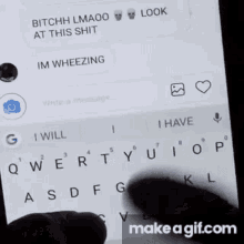 bitch im screaming text straight face lol wheezing