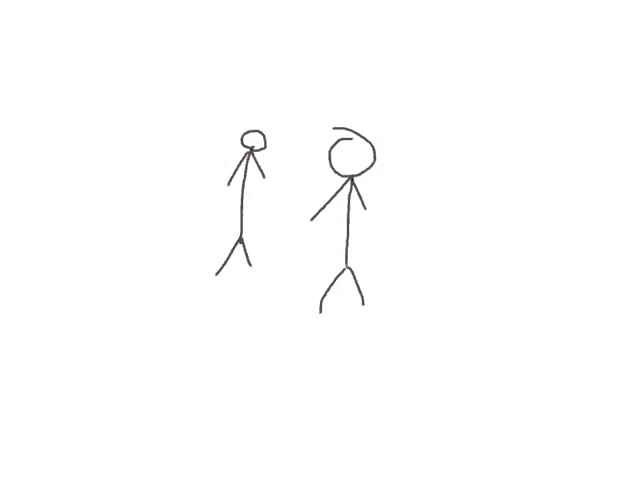 Free: Stick Figure Animation Computer Icons Download Video - People  Fighting Png Gif 