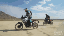 On A Cruise With Our Motorbikes Cycle World GIF - On A Cruise With Our Motorbikes Cycle World Standing And Driving On Our Motorbikes GIFs