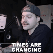 Times Are Changing Jared Dines GIF - Times Are Changing Jared Dines Its A Different Time GIFs