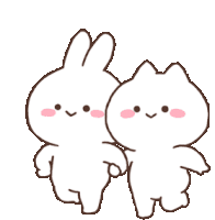 Holding Hands Couple Sticker - Holding Hands Couple Together Stickers