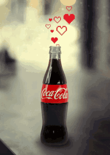 Coke Bottle GIF - Coke Bottle Hearts GIFs
