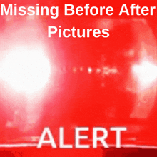 missing alert