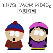 that was sick dude stan marsh wendy south park mr hankey the christmas poo