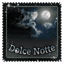 Dolce Notte Buona Notte GIF - Dolce Notte Buona Notte Full Moon GIFs
