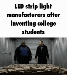 Led Light Strip College Student GIF