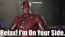 Injustice 2 The Flash GIF - Injustice 2 The Flash Relax Im On Your Side GIFs
