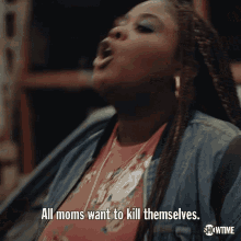 All Moms Want To Kill Themselves Motherhood GIF - All Moms Want To Kill Themselves Motherhood Raven Goodwin GIFs