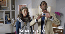 Shake It Off Coyote Bergstein GIF - Shake It Off Coyote Bergstein Ethan Embry GIFs