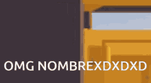 a blurred image of a person with the words omg nombrexdxdxd written below them