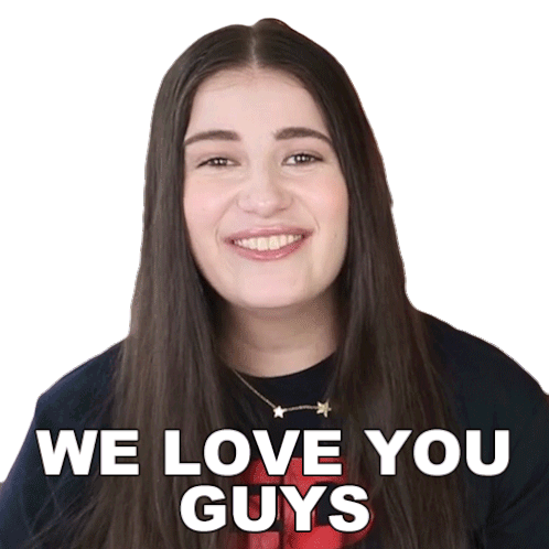 We Love You Guys Marissa Rachel Sticker - We Love You Guys Marissa Rachel Love You All Stickers