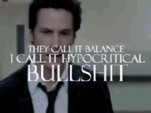 keanu reeves hyporcitical bullshit balance constantine