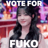Hayashifuko Vote For Fuko GIF - Hayashifuko Fuko Vote For Fuko GIFs