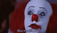 Clown Kiss Me GIF - Clown Kiss Me Fat Boy GIFs