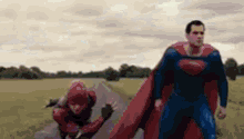 The Flash Super Man GIF - The Flash Super Man Justice League GIFs