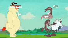looney tunes cartoons are being shown on cartoon network
