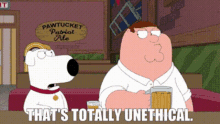 Family Guy Brian Griffin GIF - Family Guy Brian Griffin Thats Totally Unethical GIFs