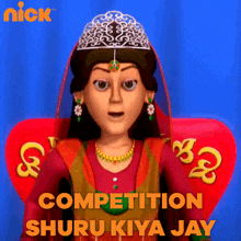 competition shuru kiya jay the queen of anandgad motu patlu mukabla prarambh karen mukabla shuru karen