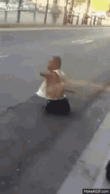 Man No Legs Or Arms Hopping GIF - Man No Legs Or Arms Hopping Jumping GIFs