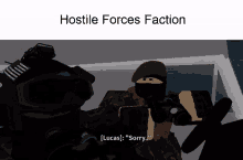 hostile forces division eta blacksite zeta blacksite hostile force