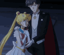 Sailor Moon Hug GIF - Sailor Moon Hug Couple GIFs