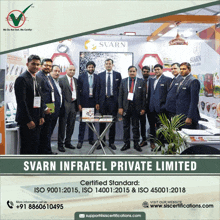 Svarn Infratel Private Limited Iso Certification GIF - Svarn Infratel Private Limited Iso Certification Sis Certifications GIFs