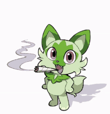 Weedcat Sprigatito GIF - Weedcat Sprigatito Pokemon GIFs